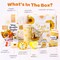 Mother's Day Gift - Sunflower Gift Box for Women, 9-in-1 Sunshine Luxury Self Care Package with Blanket, Tumbler, Candle, Bath Bomb, Plush & More, Get Well Soon, Birthday Day Gifts